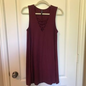 Maroon Dress
